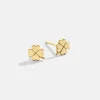 Felicity 18K Gold Vermeil Earrings - Clover