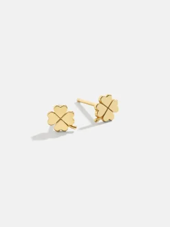 Felicity 18K Gold Vermeil Earrings - Clover