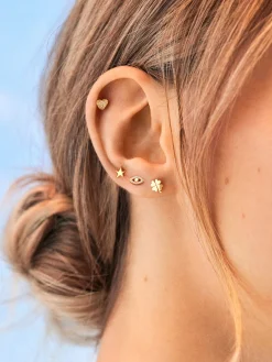 Felicity 18K Gold Vermeil Earrings - Clover