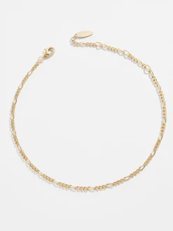 Figaro 14K Gold Vermeil Anklet - Gold