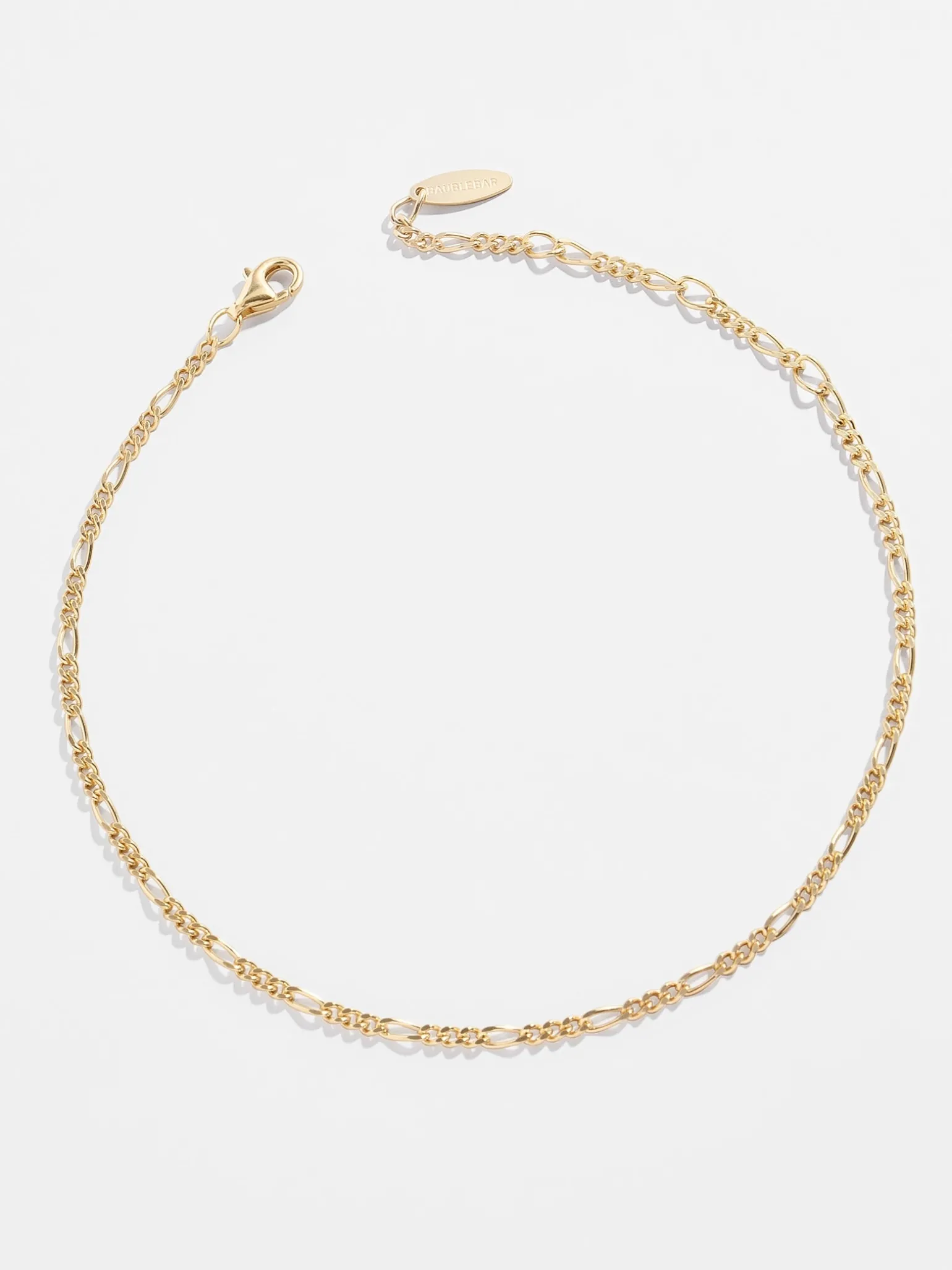 Figaro 14K Gold Vermeil Anklet - Gold