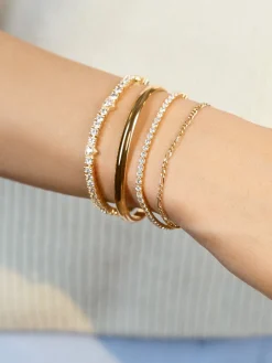 Figaro 18K Gold Vermeil Bracelet - Gold