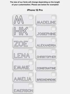 Fine Line Custom iPhone Case - Dark Red/Rose