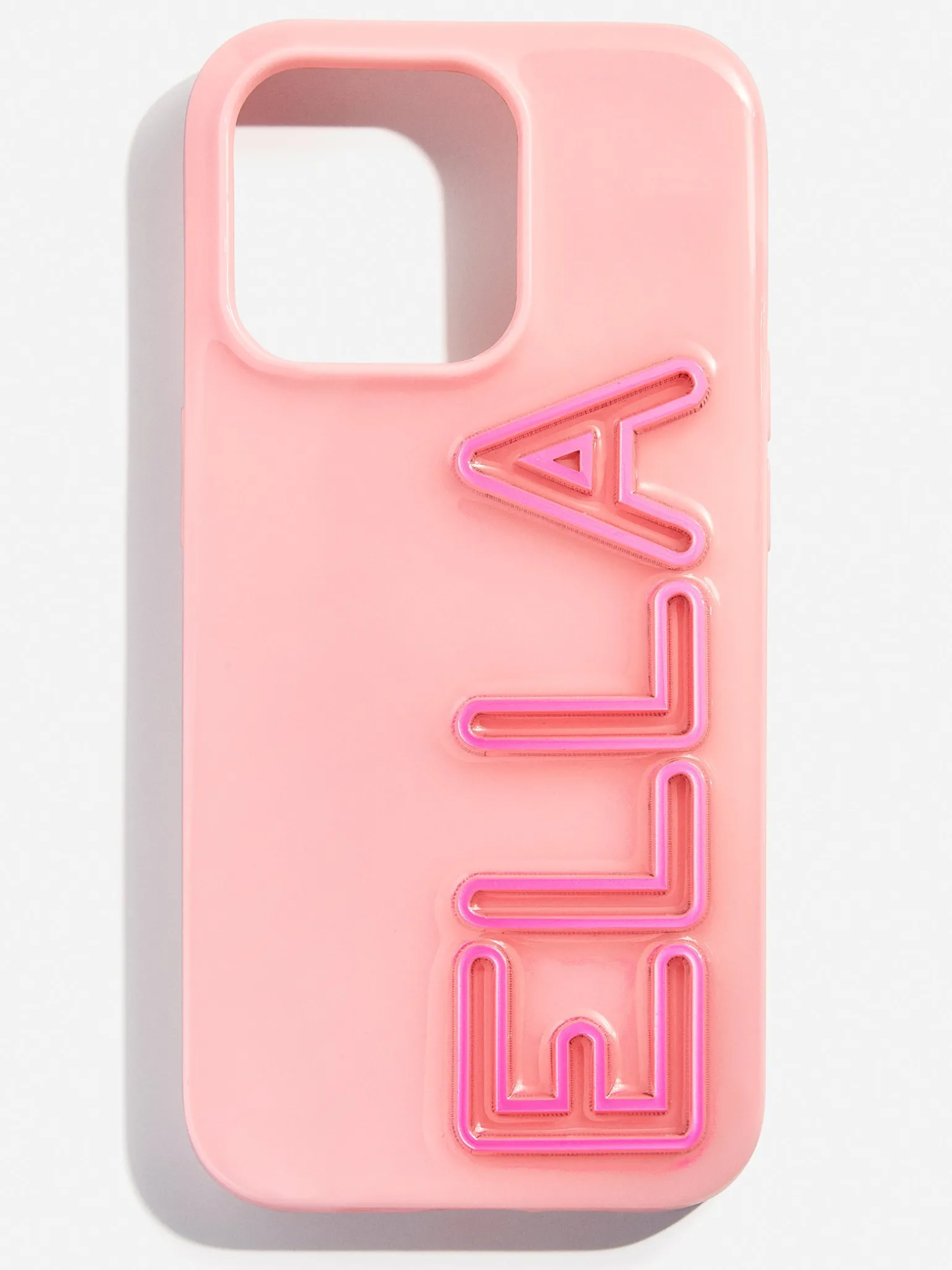 Fine Line Custom iPhone Case - Blush/Pink