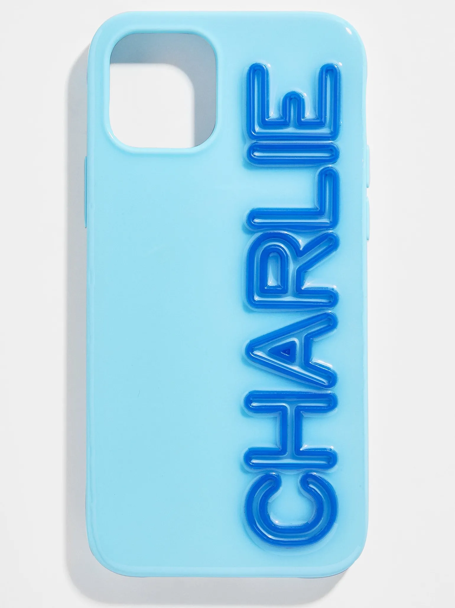 Fine Line Custom iPhone Case - Light Blue/Cobalt