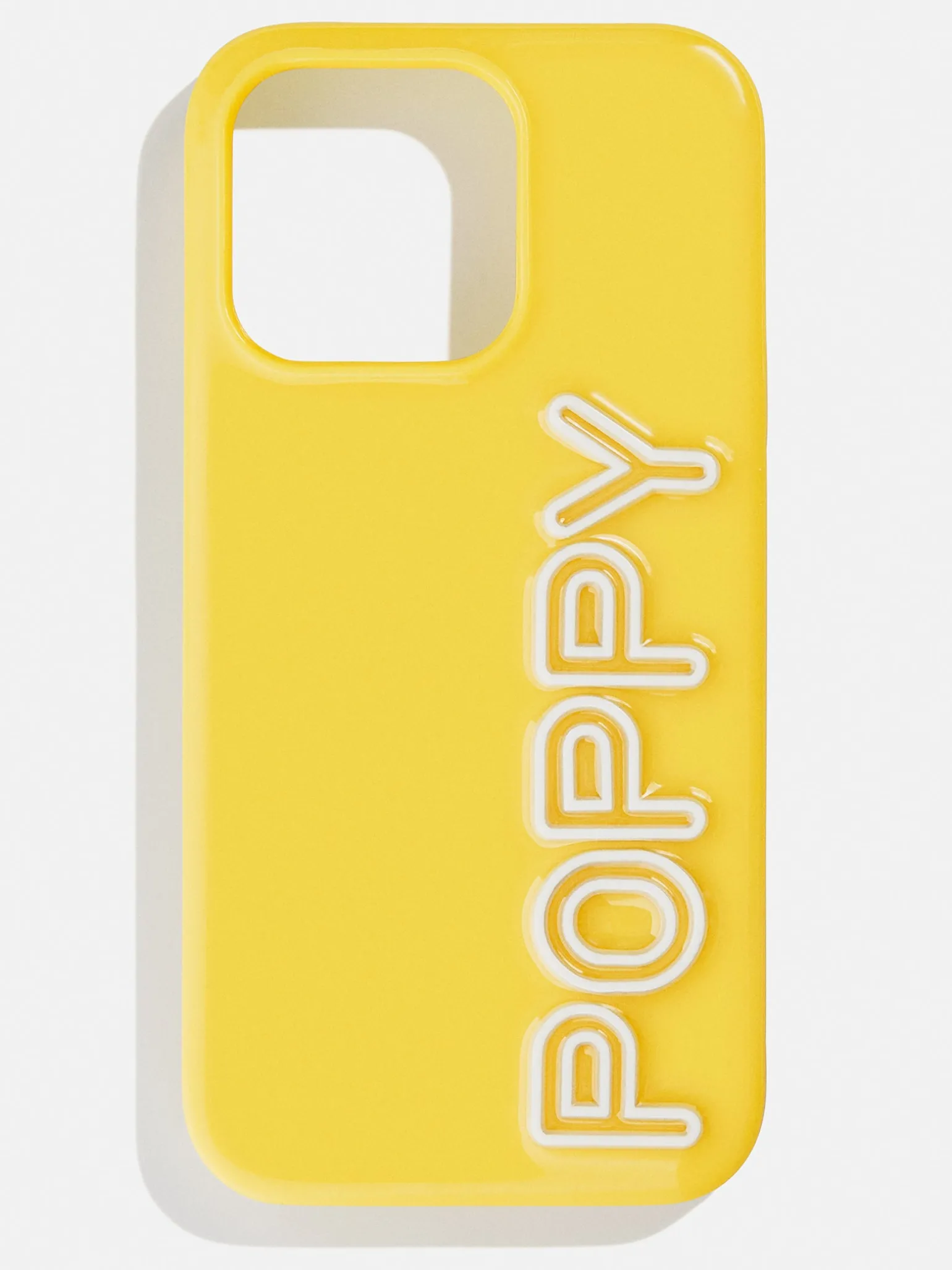 Fine Line Custom iPhone Case - Yellow/White