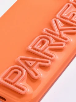 Fine Line Custom iPhone Case - Orange