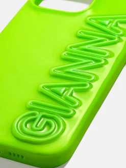 Fine Line Custom iPhone Case - Lime Green