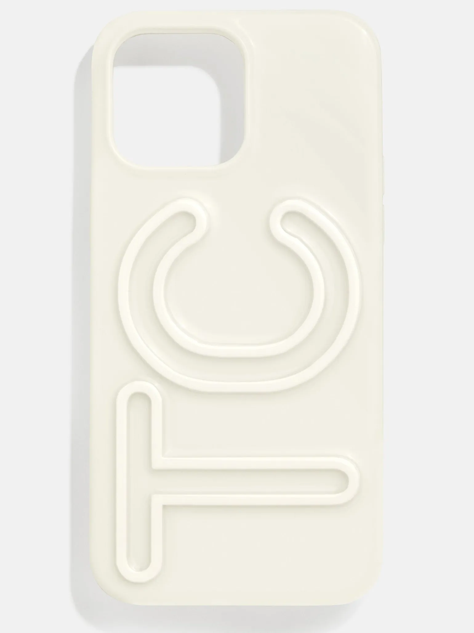 Fine Line Custom iPhone Case - White
