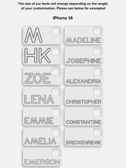 Fine Line Custom IPhone Case - Navy/Light Pink