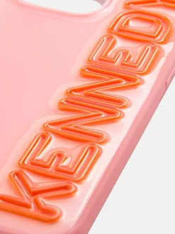Fine Line Custom iPhone Case - Blush/Orange