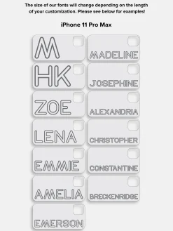 Fine Line Custom iPhone Case - Bright Red/Pink