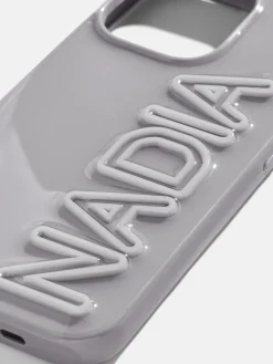 Fine Line Custom IPhone Case - Gray