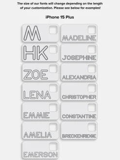 Fine Line Custom IPhone Case - Gray