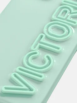 Fine Line Custom iPhone Case - Mint