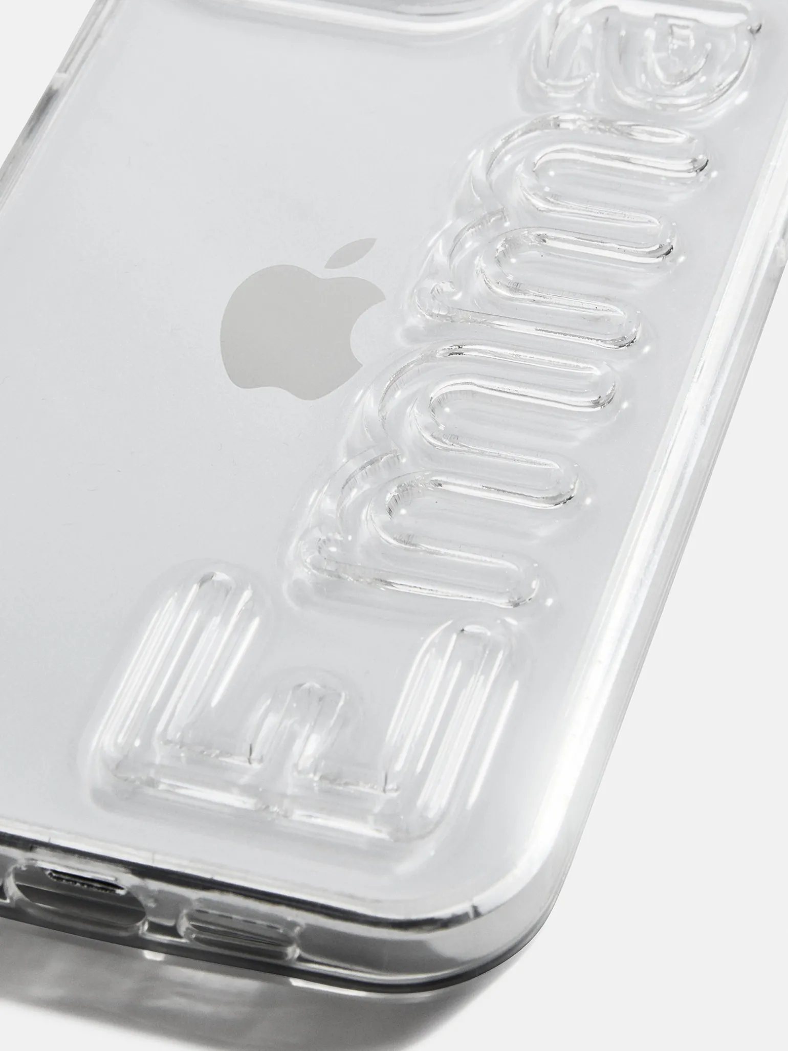 Fine Line Custom iPhone Case - Clear