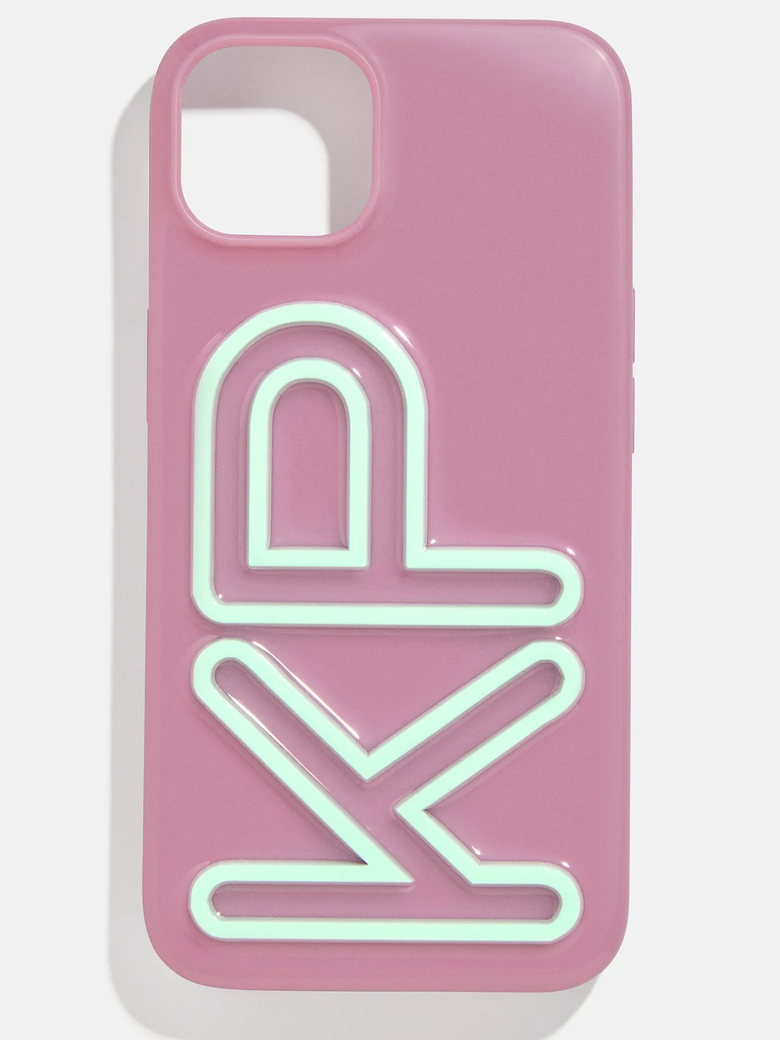 Fine Line Custom iPhone Case - Dark Purple/Light Blue