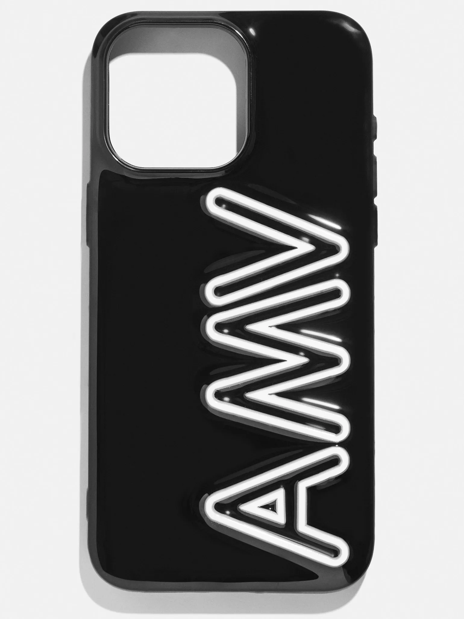 Fine Line Custom iPhone Case - Black/White