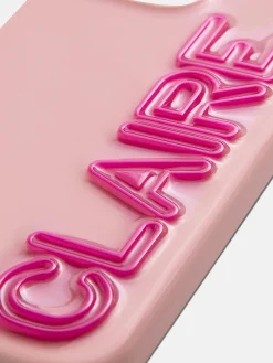 Fine Line Custom Phone Case - Mauve/Magenta