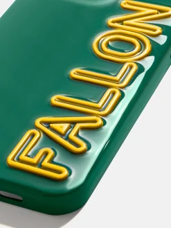Fine Line Custom Phone Case - Green/Yellow