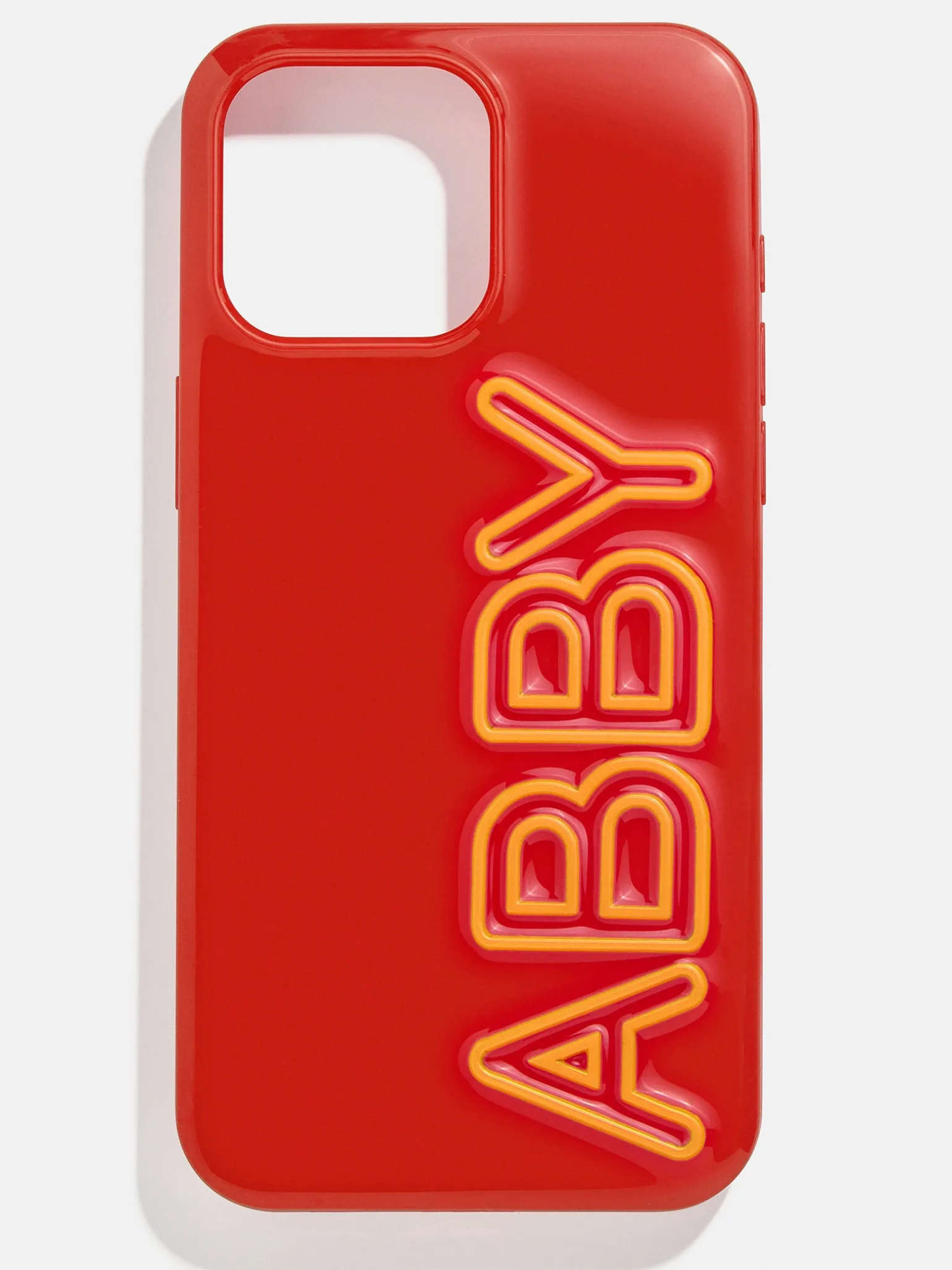 Fine Line Custom Phone Case - Bright Red/Yellow