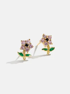 Flora 18K Gold Vermeil Kids' Flower Earrings - Flower