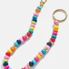 Flying Colors Bag Charm - Gold/Multi