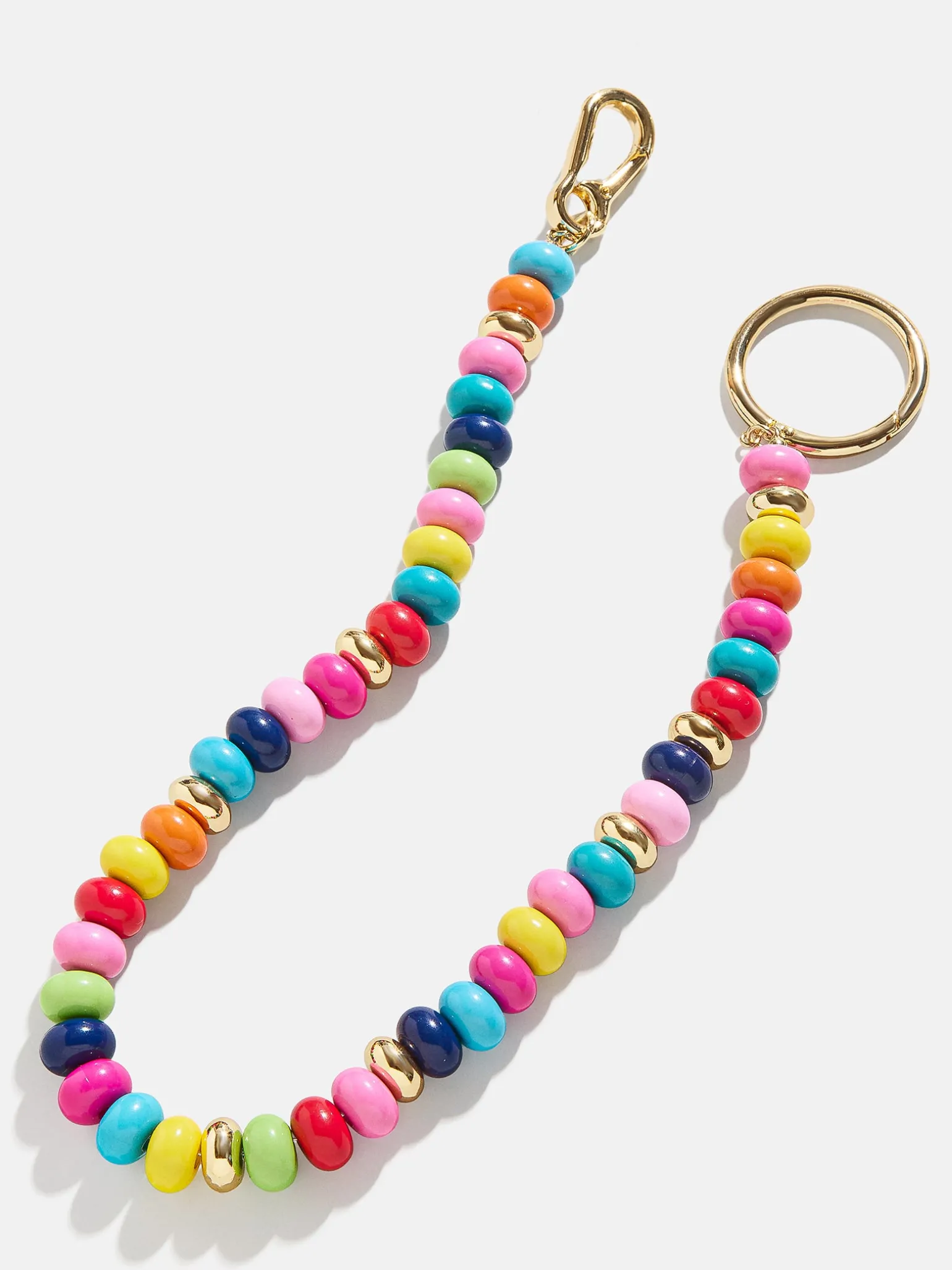 Flying Colors Bag Charm - Gold/Multi