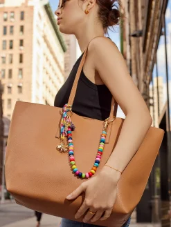 Flying Colors Bag Charm - Gold/Multi