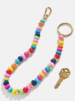 Flying Colors Bag Charm - Gold/Multi
