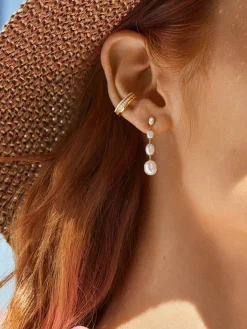 Francesca Earrings - White