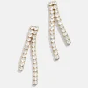 Frankie 18K Gold Vermeil Earrings - Gold/Pavé