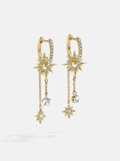 Galaxy Earrings - Gold/Pavé