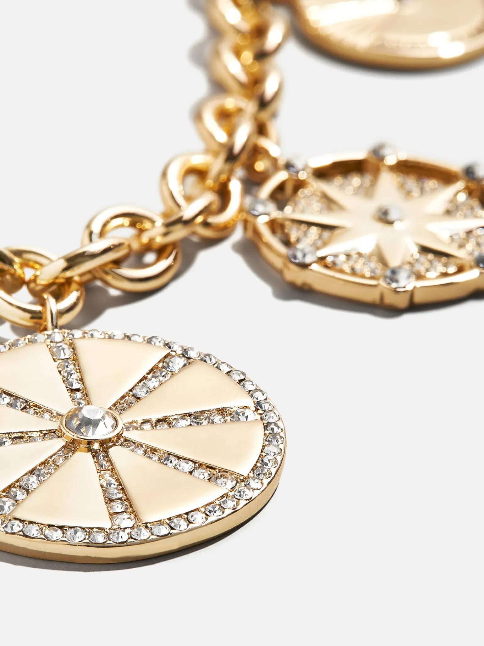 Galia Statement Charm Necklace - Round