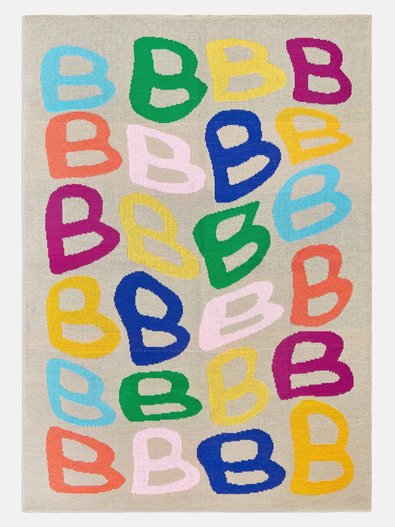 Get Wavy Custom Blanket - Beige/Multi