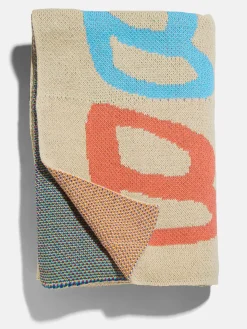 Get Wavy Custom Blanket - Beige/Multi