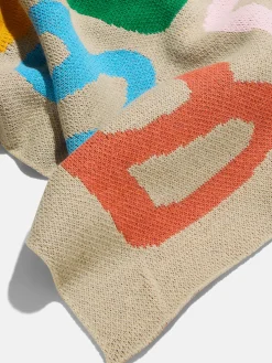 Get Wavy Custom Blanket - Beige/Multi