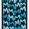 Get Wavy Custom Blanket - Navy/Blue