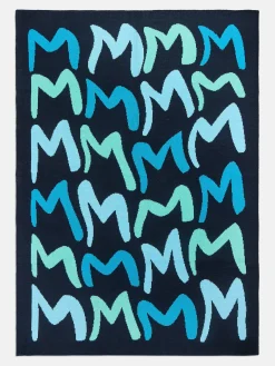 Get Wavy Custom Blanket - Navy/Blue