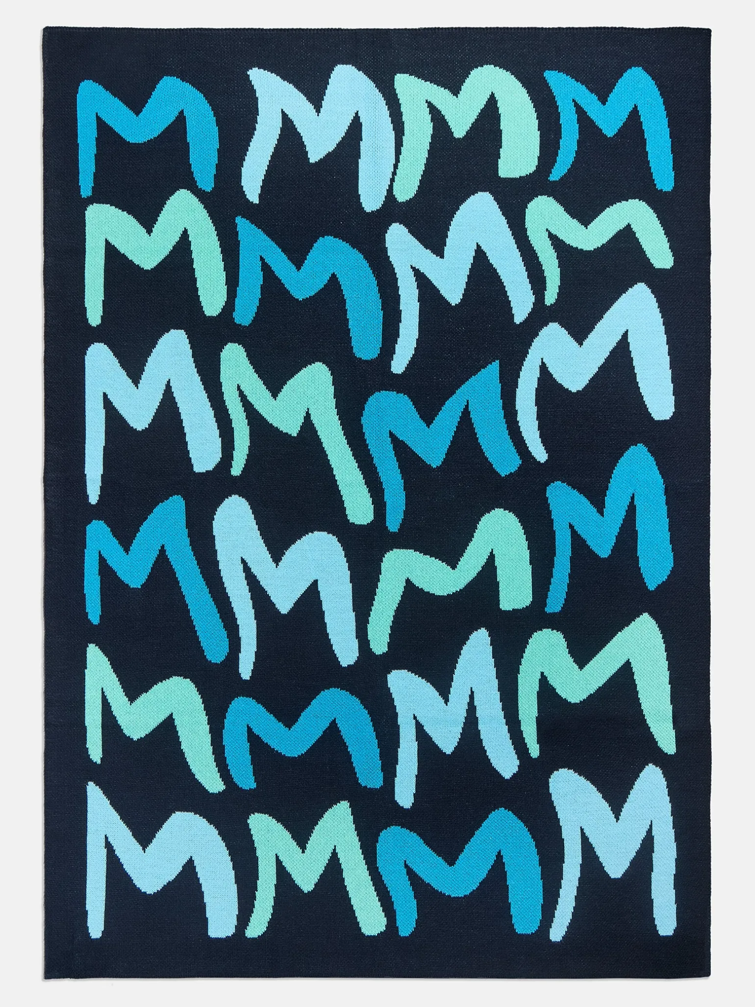 Get Wavy Custom Blanket - Navy/Blue