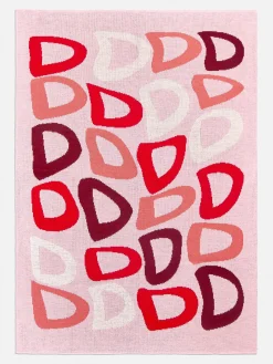 Get Wavy Custom Blanket - Light Pink/Red