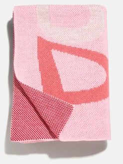 Get Wavy Custom Blanket - Light Pink/Red