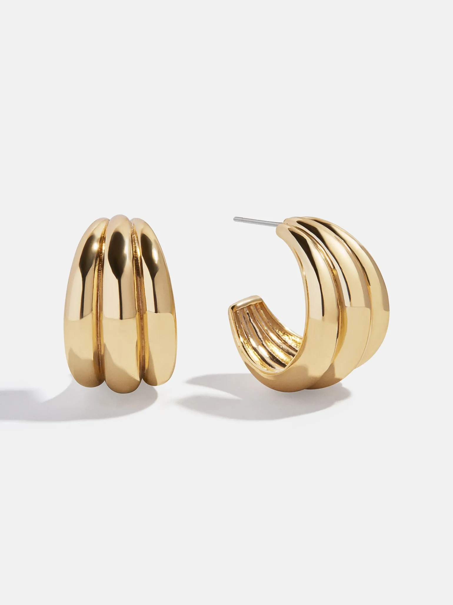 Gina Hoop Earrings - Gold