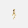 Gold Number Cluster Charm - 7