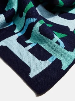 Got Your Back Custom Blanket - Blue/Green