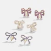 Greatest Gift Kids' Clip-On Earring Set - Purple