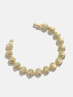 Halle Tennis Bracelet - Gold/Turquoise