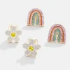 Happy Days Kids' Earring Set - Happy Days Rainbow & Flower