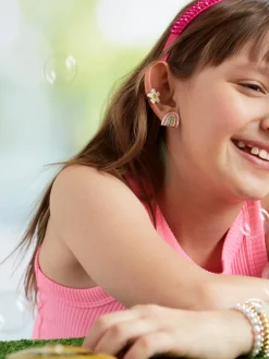Happy Days Kids' Earring Set - Happy Days Rainbow & Flower