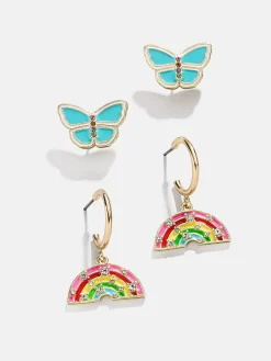 Happy Place Kids' Earring Set - Butterfly